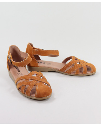 Sandalias de Senhora Ginova en Camurça