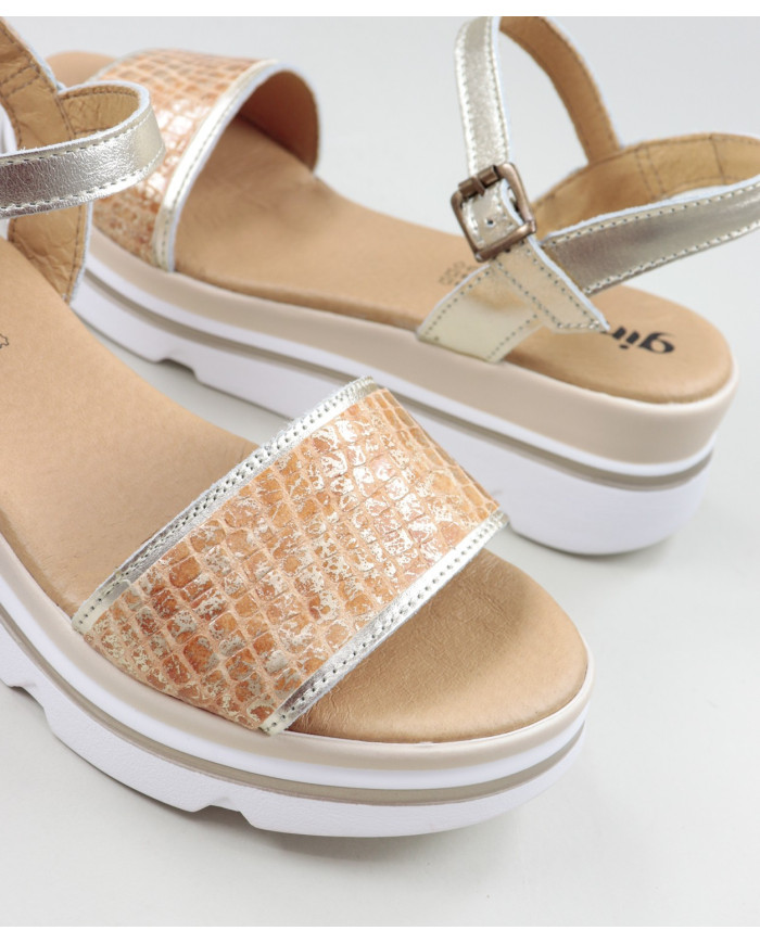 Ginova Women's Sandals with Strip Decorated
