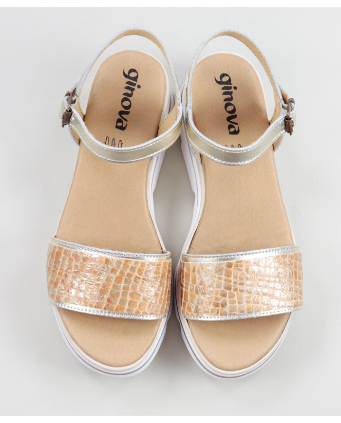 Ginova Women's Sandals with Strip Decorated