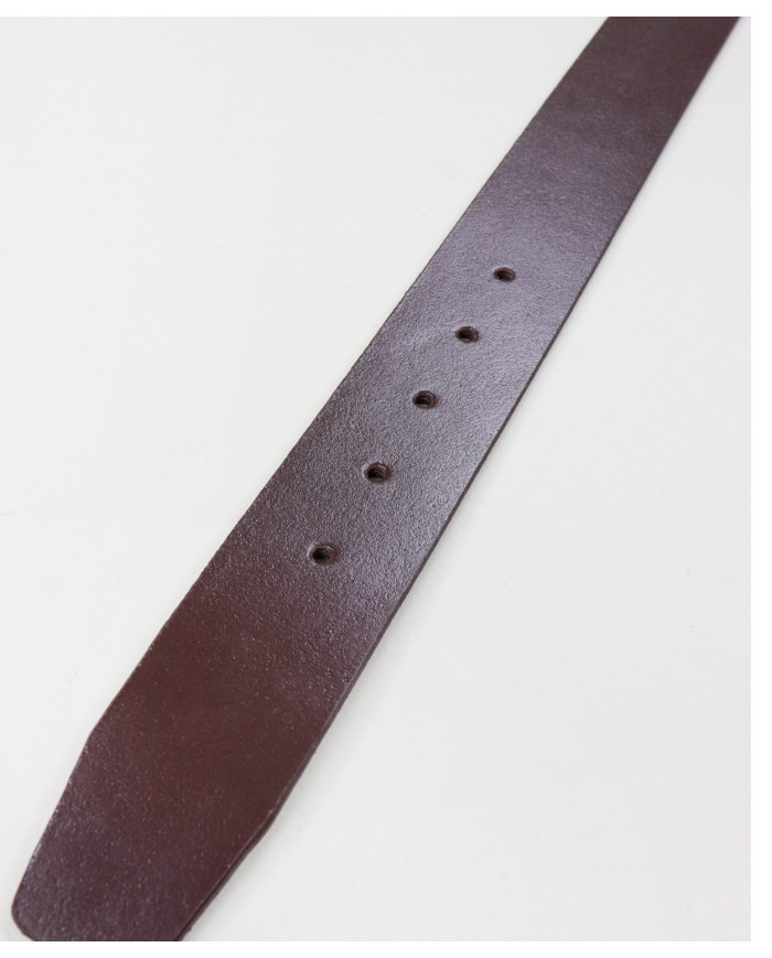 Brown Man Belt in Skin