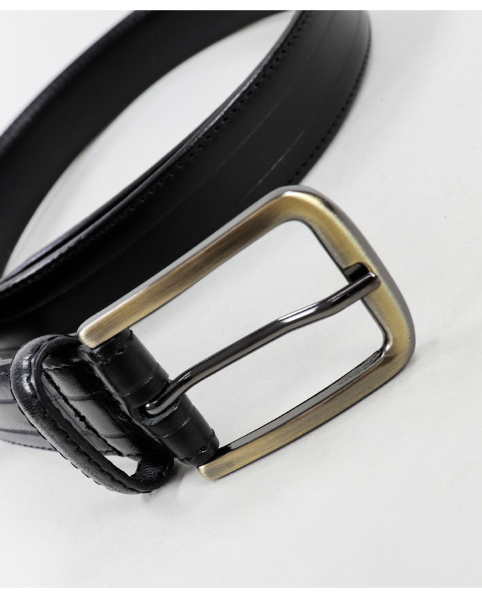 Men's Belt Black in Skin Velen Belts
