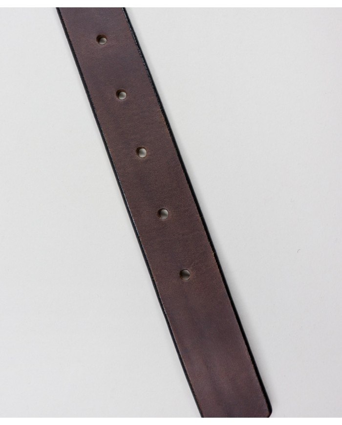 Cinto de Mulher Castanho em Pele