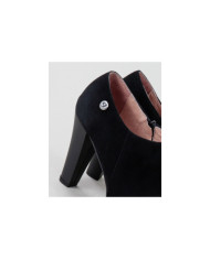 Botins Pretos de Salto Alto Ginova Elegantes