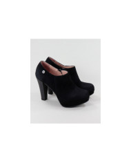 Black Ankle Boots High Ginova Elegant