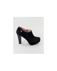 Black Ankle Boots High Ginova Elegant
