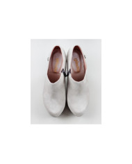 Botins Taupe de Salto Alto Ginova Elegantes