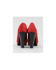 High Heel Red Buttons Ginova Elegant