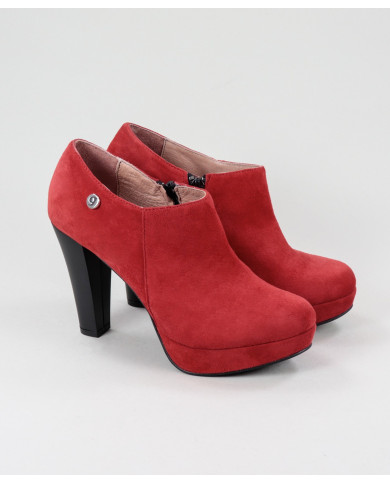 High Heel Red Buttons Ginova Elegant