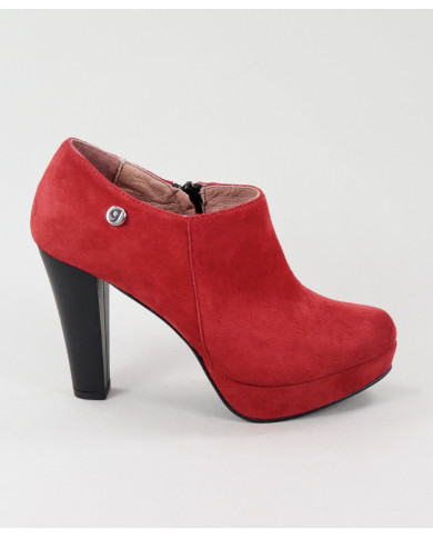 High Heel Red Buttons Ginova Elegant