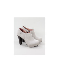 Taupe Ankle Boots High Ginova Elegant