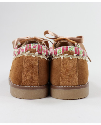 Carneira Shoes with Lace Satin Ginova