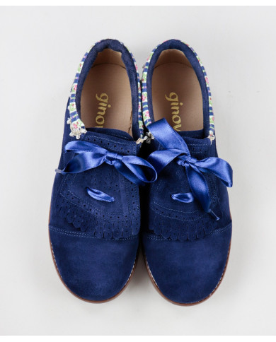 Zapatos de piel de mujer Fleece Ginova