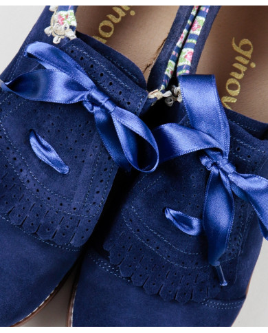 Zapatos de piel de mujer Fleece Ginova