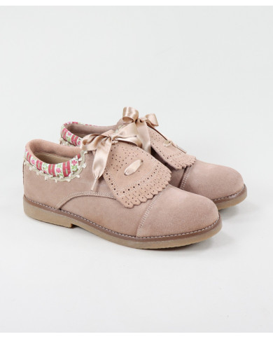 Zapatos de piel de mujer Fleece Ginova