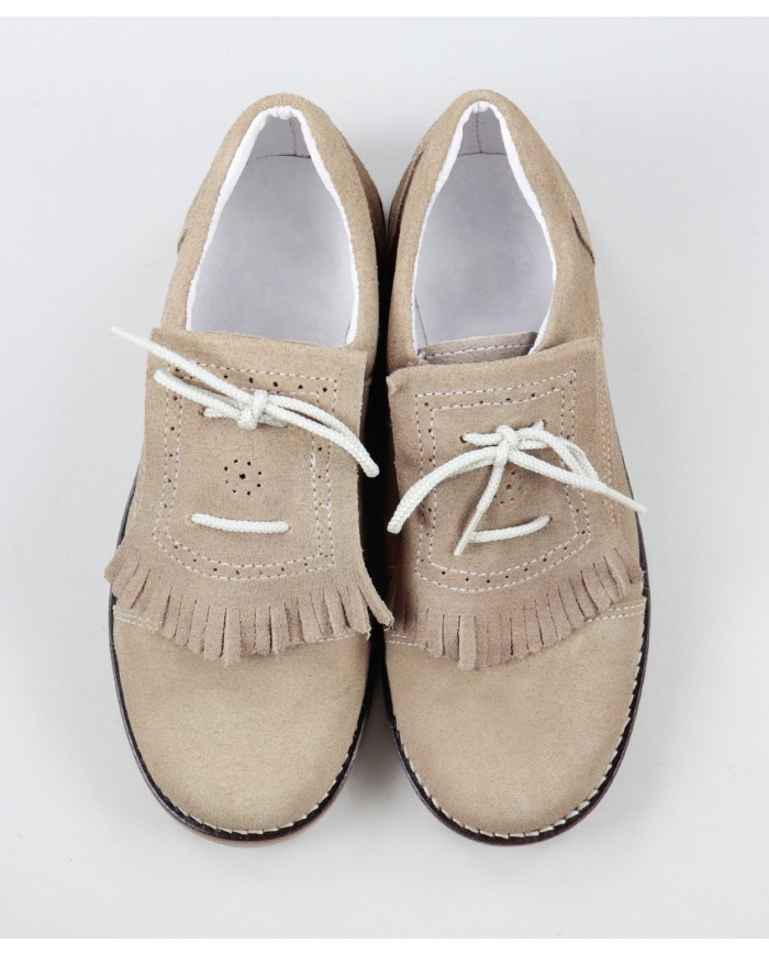 Taupe Shoes in Ginova Carneira Skin