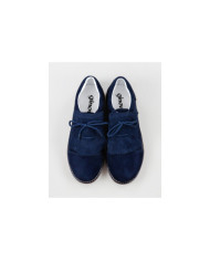 Blue Shoes in Pele of Carneira Ginova