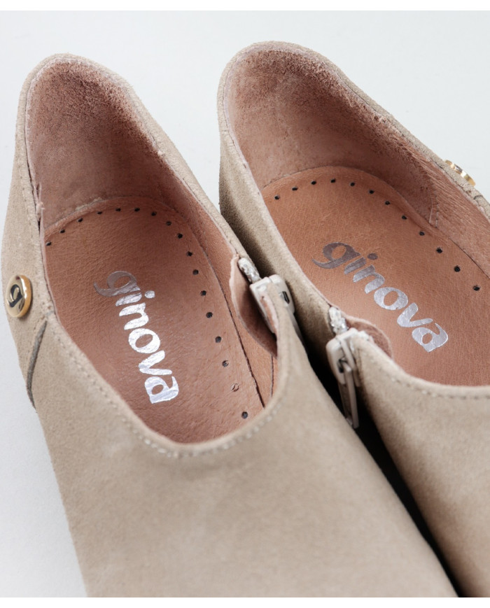 Taupe Rasos Ginova Fecho Shoes
