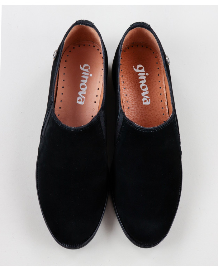 Sapatos Rasos Ginova com Elásticos