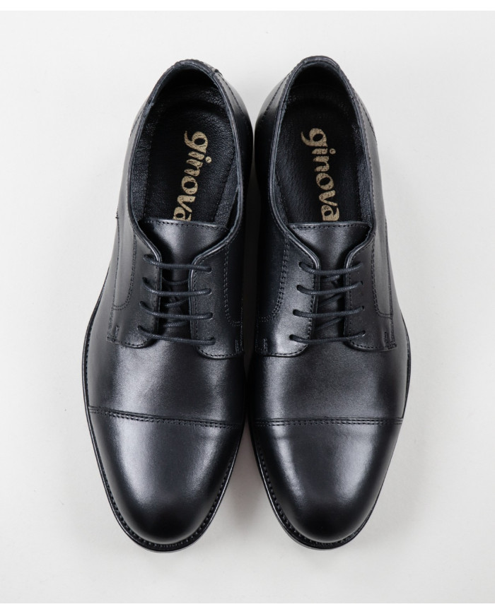 Sapatos de Homem Ginova com Atacador e Sola de Borracha