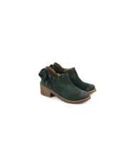 Women's Green Boots Ginova with Laço