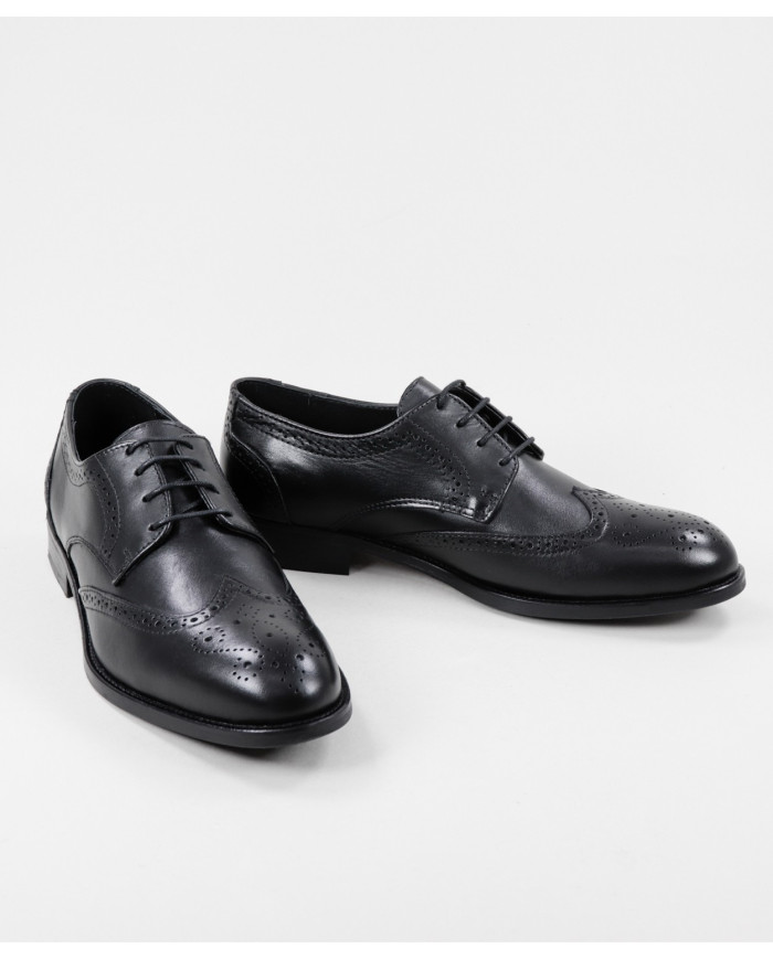 Zapatos para hombres en la piel