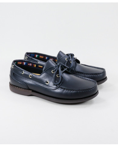 Sapatos de Vela de Homem Ginova em Pele