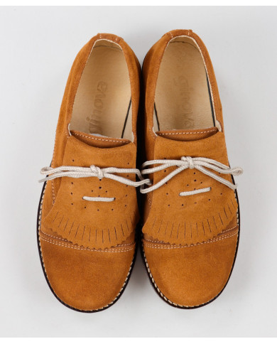 Sapatos de Carneira Ginova de Atacadores