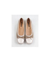 Sabrinas Taupe Women Ginova with Lace