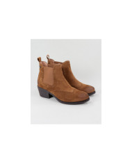 Botas Camel de Mulher de Salto Médio Ginova