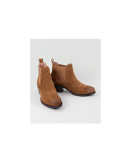 Botas Camel de Mulher de Salto Médio Ginova