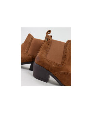 Botas Camel de Mulher de Salto Médio Ginova