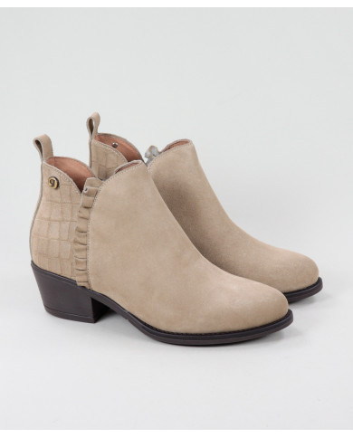 Botas de mujeres Ginova con Folho Franzido