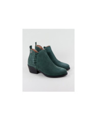 Green Women's Boots Ginova with Folho Franzido