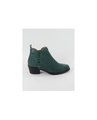 Green Women's Boots Ginova with Folho Franzido