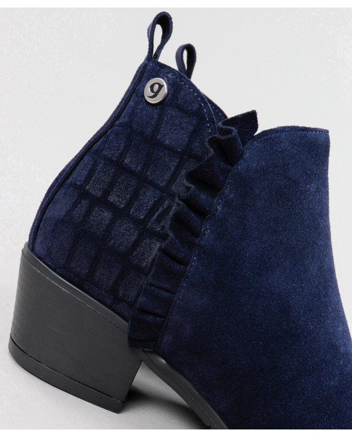 Botas de mujeres Ginova con Folho Franzido