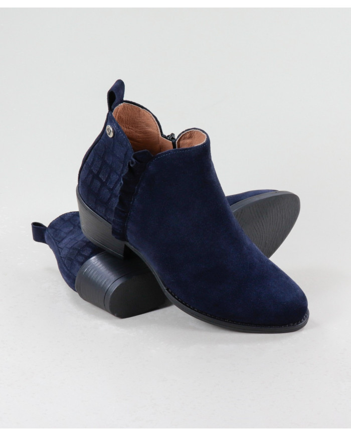 Botas de mujeres Ginova con Folho Franzido