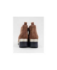 Botas Camel de Cunha Ginova com Elástico