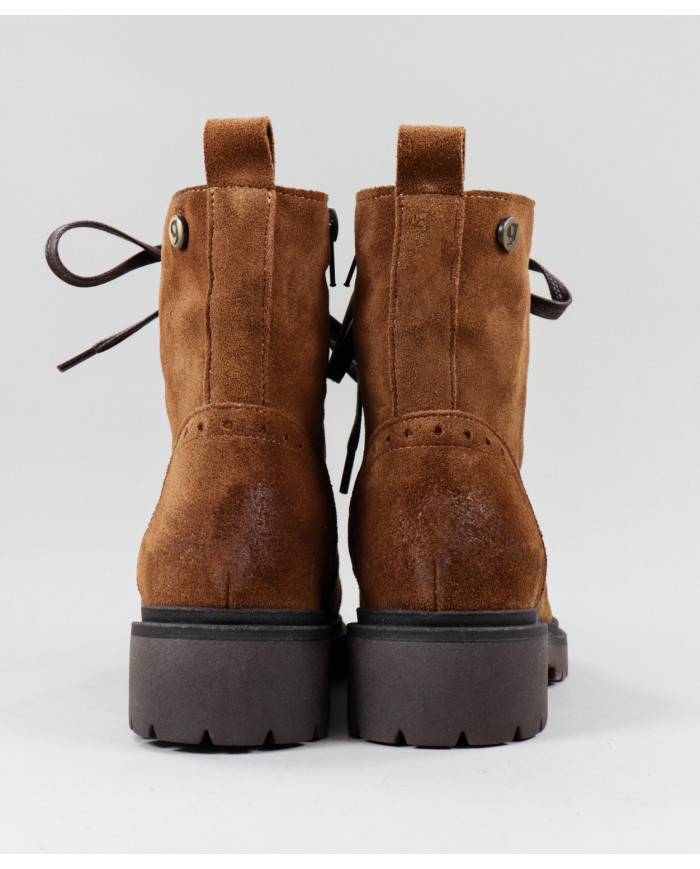 Botas Camel Militares Ginova Femininas em Camurça