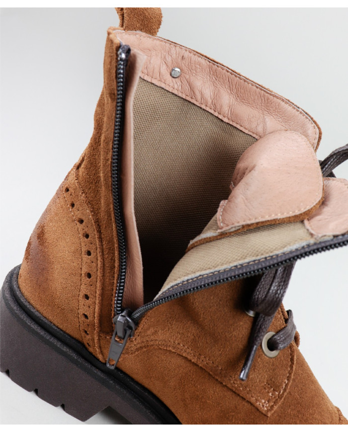 Botas Camel Militares Ginova Femininas em Camurça