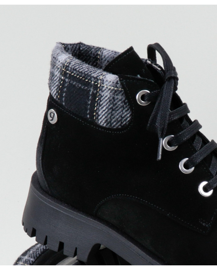 Botas de mujer Ginova con panel de tela