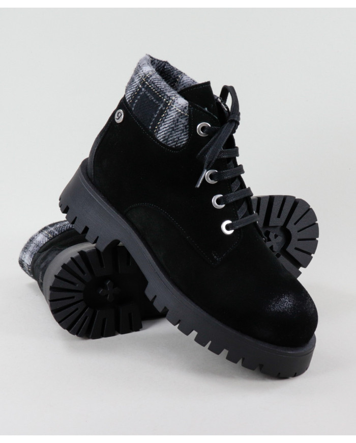 Botas de mujer Ginova con panel de tela