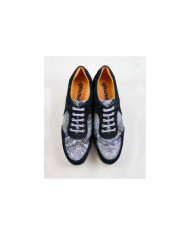 Blue Ginova shoes of Cunha Wholesalers