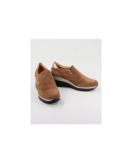 Camel Ginova shoes of Elastic in Cunha