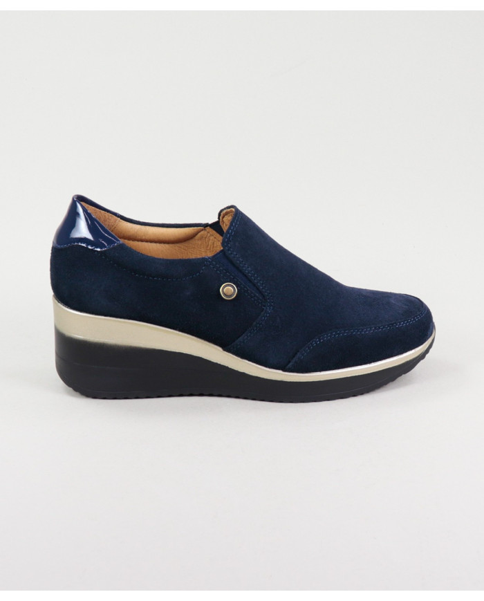 Blue shoes Ginova from Elastic in Cunha