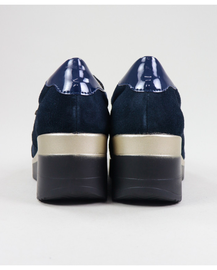 Blue shoes Ginova from Elastic in Cunha