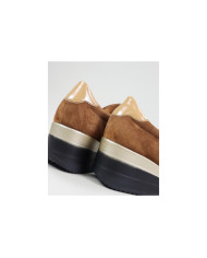 Camel Ginova shoes of Elastic in Cunha