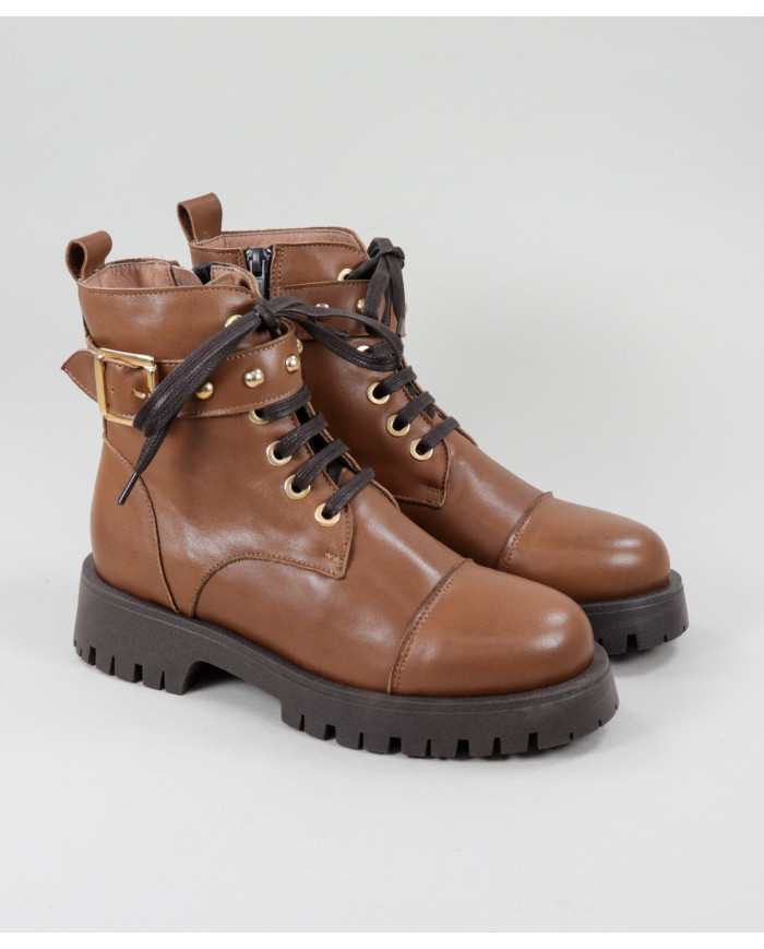 Botas militares de mujeres Ginova en Skin