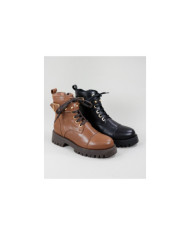 Women's Ginova Military Boots in Skin