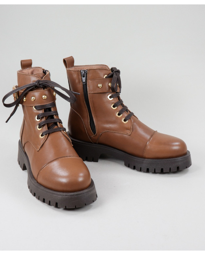 Botas militares de mujeres Ginova en Skin