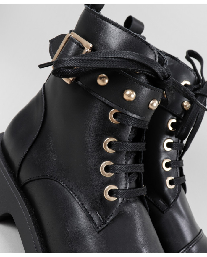 Botas militares de mujeres Ginova en Skin
